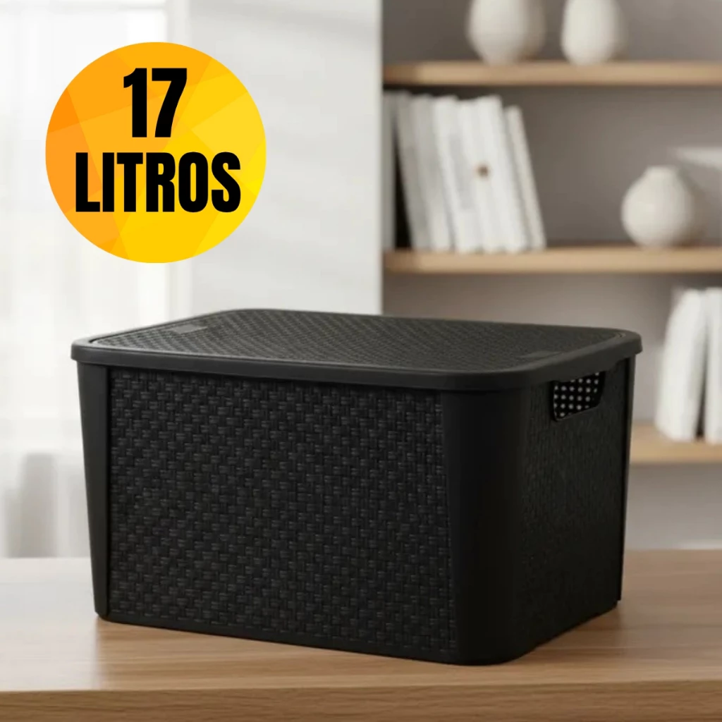 Caixa Organizadora Rattan 17L: A Ferramenta Essencial para Personal Organizers Profissionais