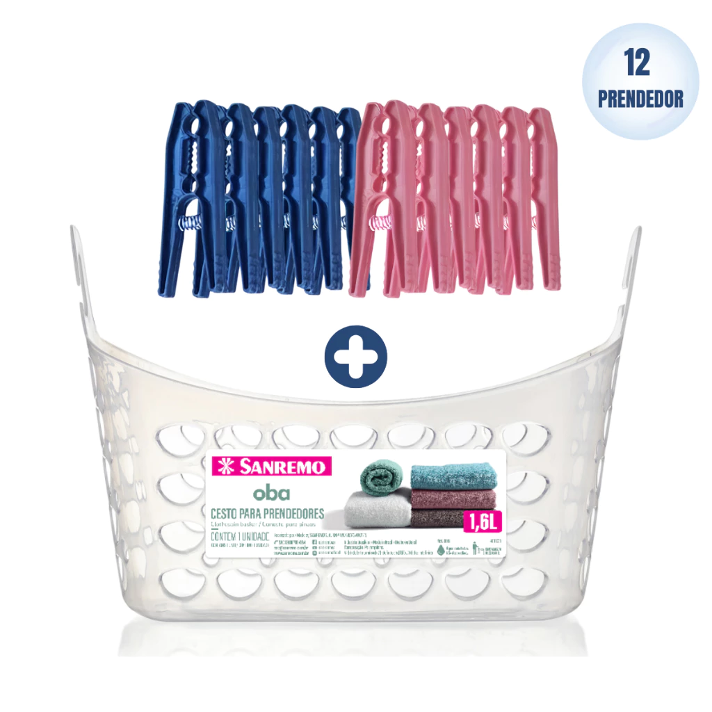 Kit Cesto Porta-Prendedores: Otimize Suas Entregas e Impressione Seus Clientes